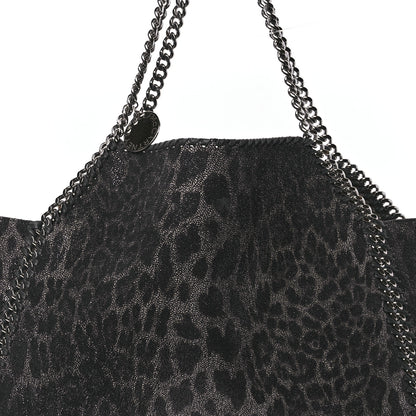 Stella McCartney Leopard Shaggy Deer Falabella Reversible Tote Grey 10 of 15