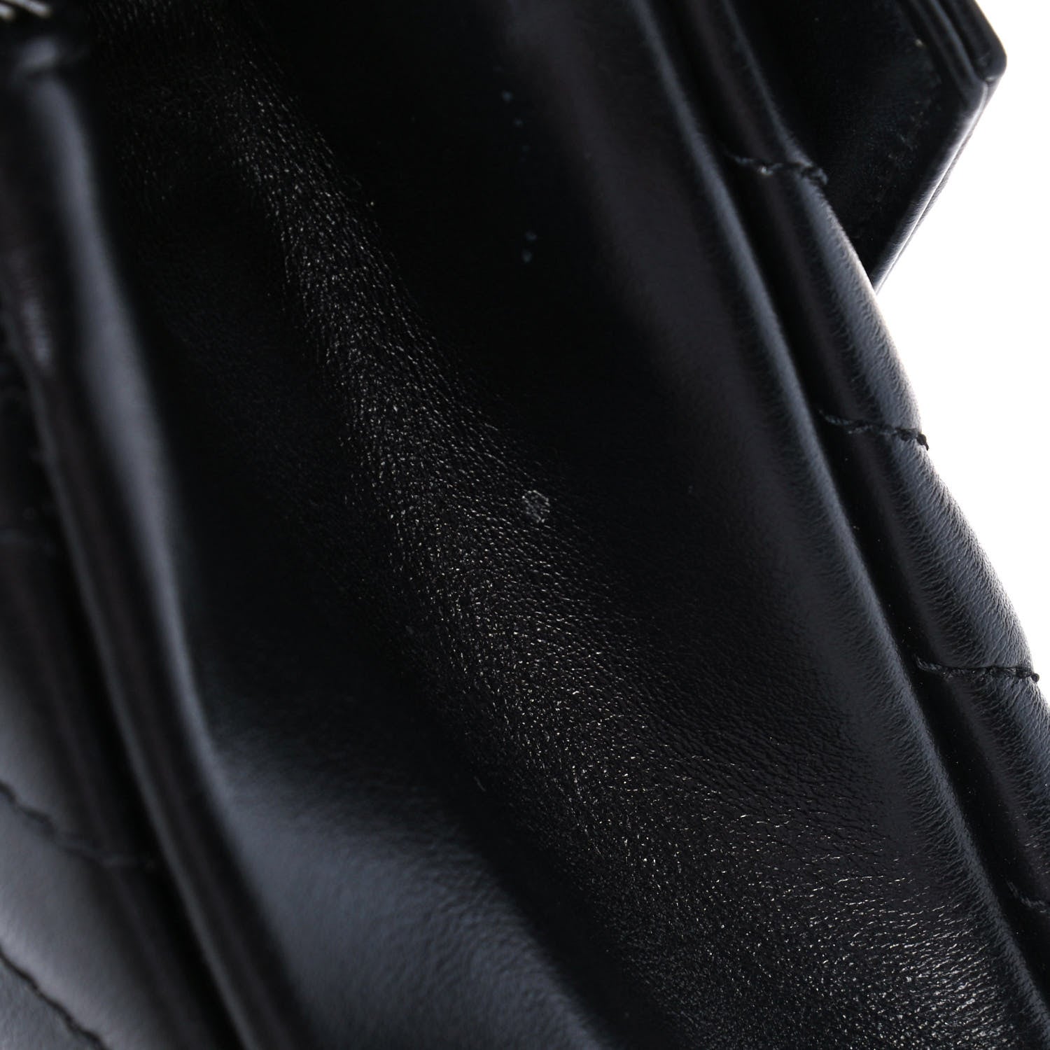 Saint Laurent Calfskin Matelasse Chevron Studded Monogram Medium College Bag Black 10 of 11