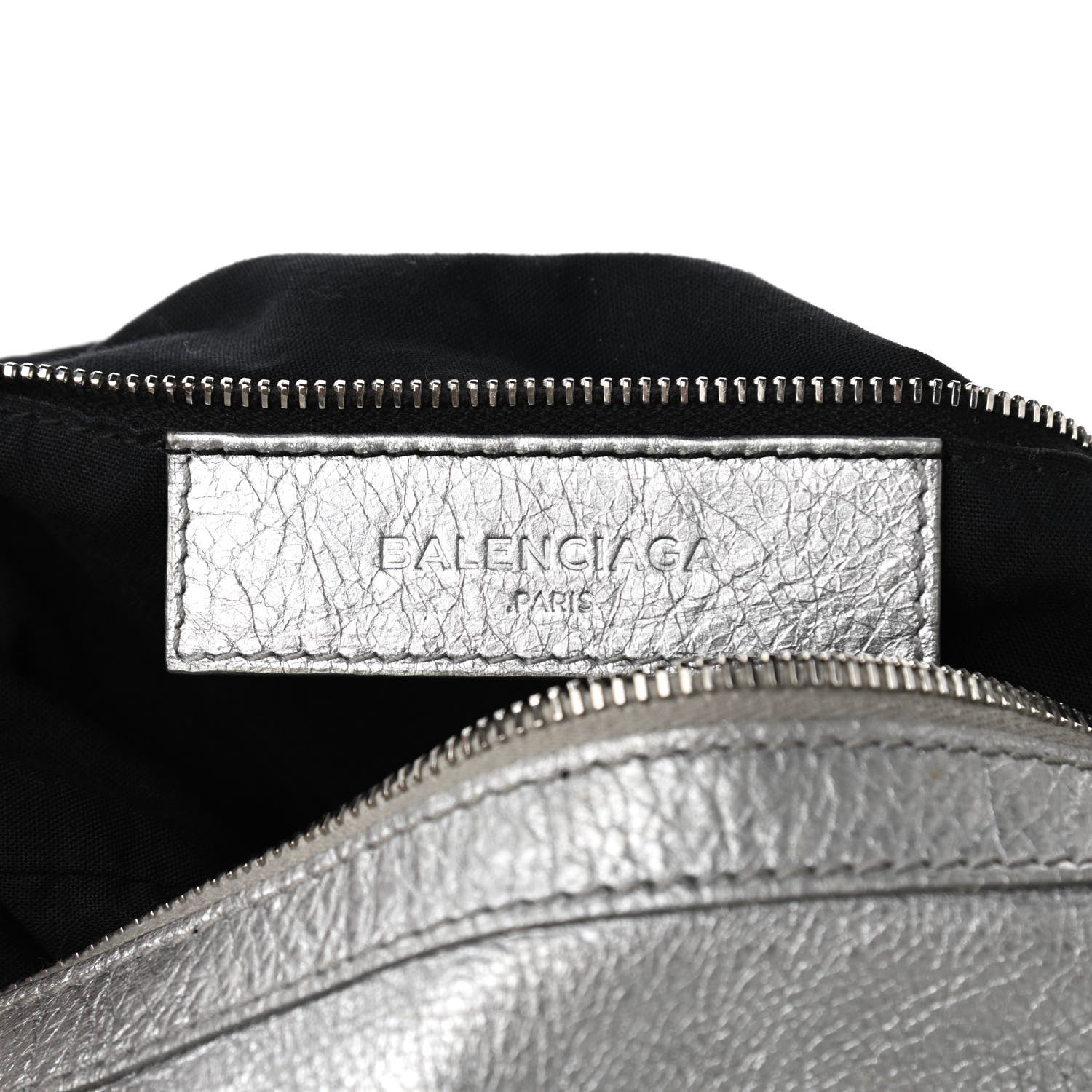 Balenciaga Metallic Agneau Giant 12 Silver Hardware Traveler Convertible Backpack Gris Aluminum 10 of 12