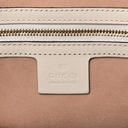 Gucci GG Supreme Monogram Medium Padlock Tote White 6 of 22
