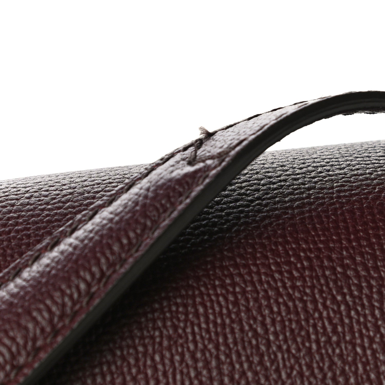 Burberry Derby Calfskin House Check Medium Camberley Burgundy 11 of 13
