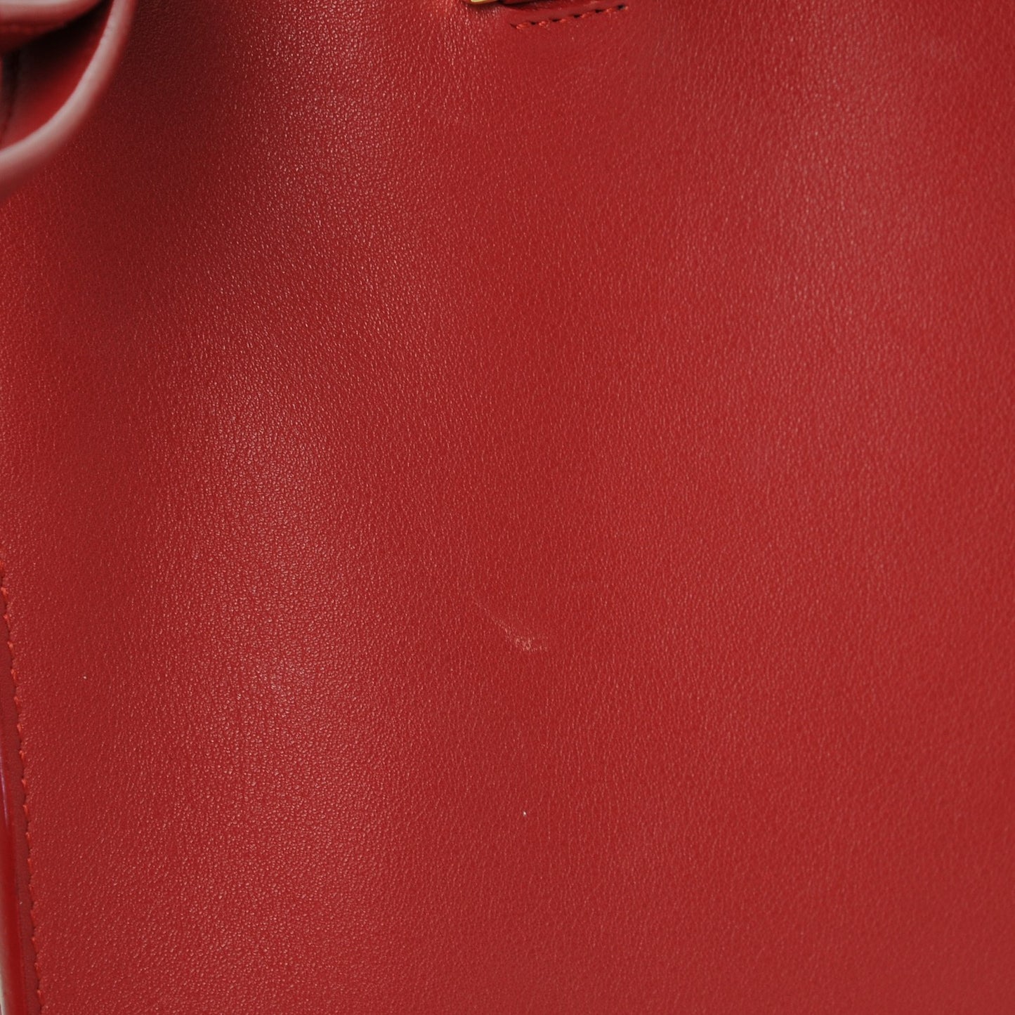 Calfskin Baby Monogram Cabas Red