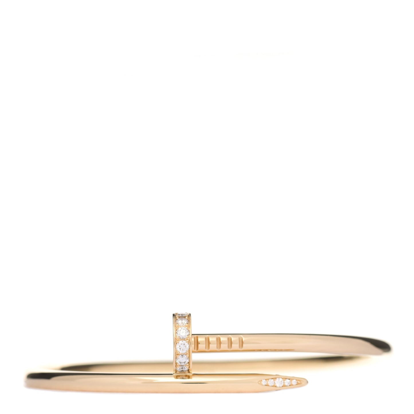 18K Yellow Gold Diamond Juste Un Clou Bracelet 18