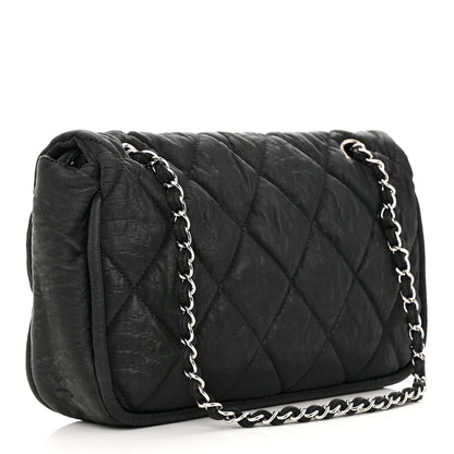 Chanel Coated Canvas Quilted Le Marais Flap Black 3 of 15
