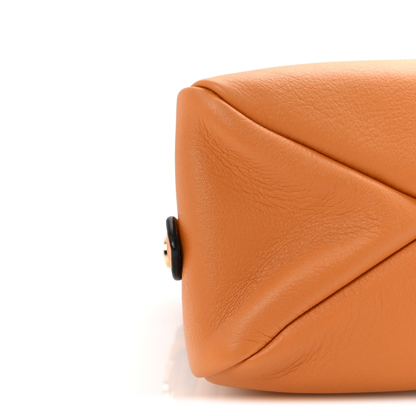 Soft Calfskin Medium Aimee Shoulder Bag Amber