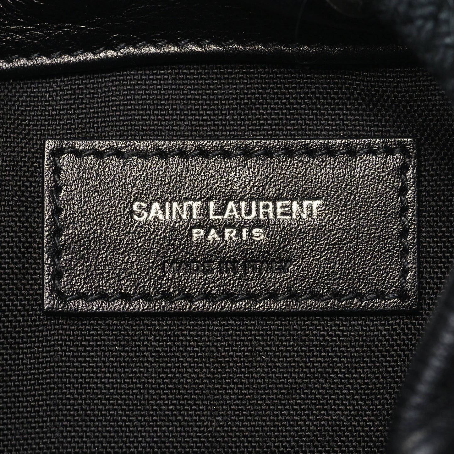 Smooth Calfskin City Sailor Drawstring Backpack Black