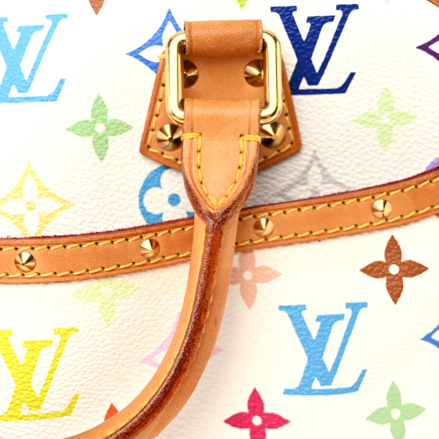 Louis Vuitton Monogram Multicolor Trouville White 9 of 9