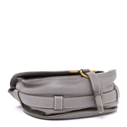 Chloe Calfskin Mini Marcie Round Crossbody Bag Cashmere Grey 4 of 12