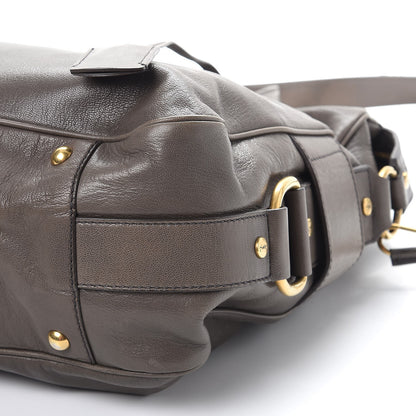 Saint Laurent Calfskin Muse Messenger Bag Grey 9 of 10