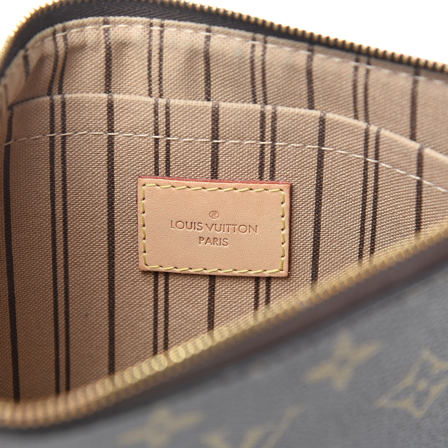Louis Vuitton Monogram Neverfull MM GM Pochette 6 of 13