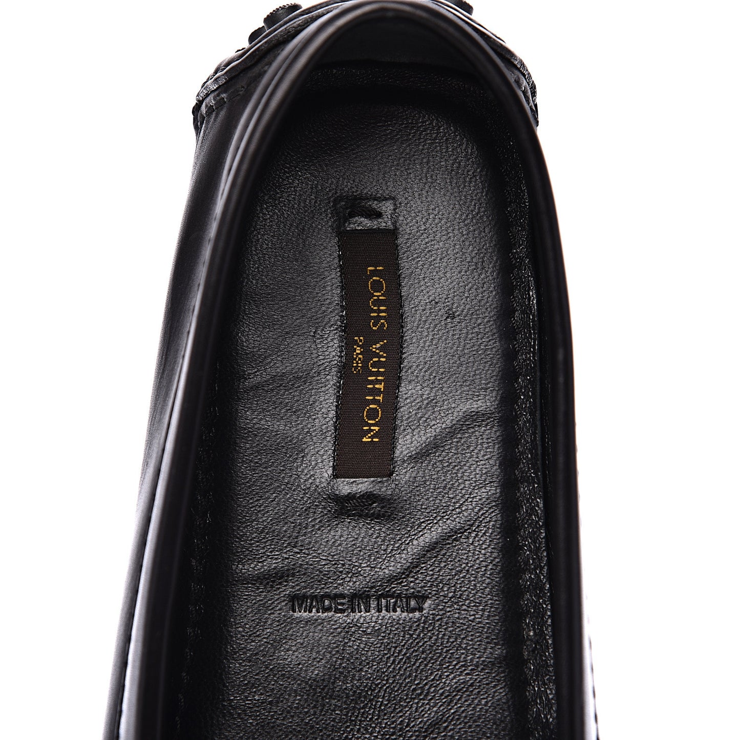 Calfskin Oxford Loafers 39.5 Black