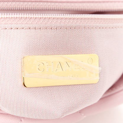Chanel Goatskin Quilted Medium Chanel 19 Flap Light Pink 6 of 10