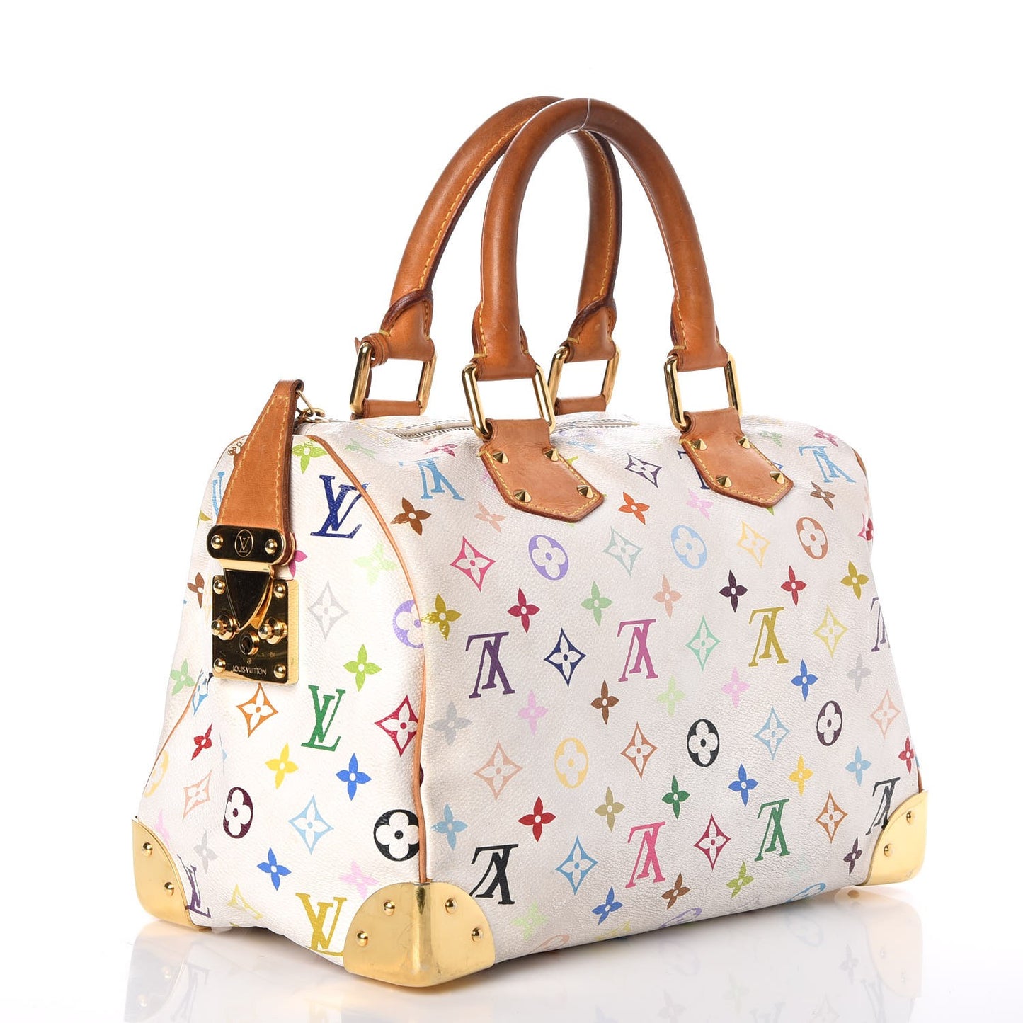 Monogram Multicolor Speedy 30 White