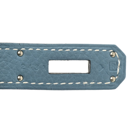 Hermes Togo Birkin 30 Blue Jean 7 of 13