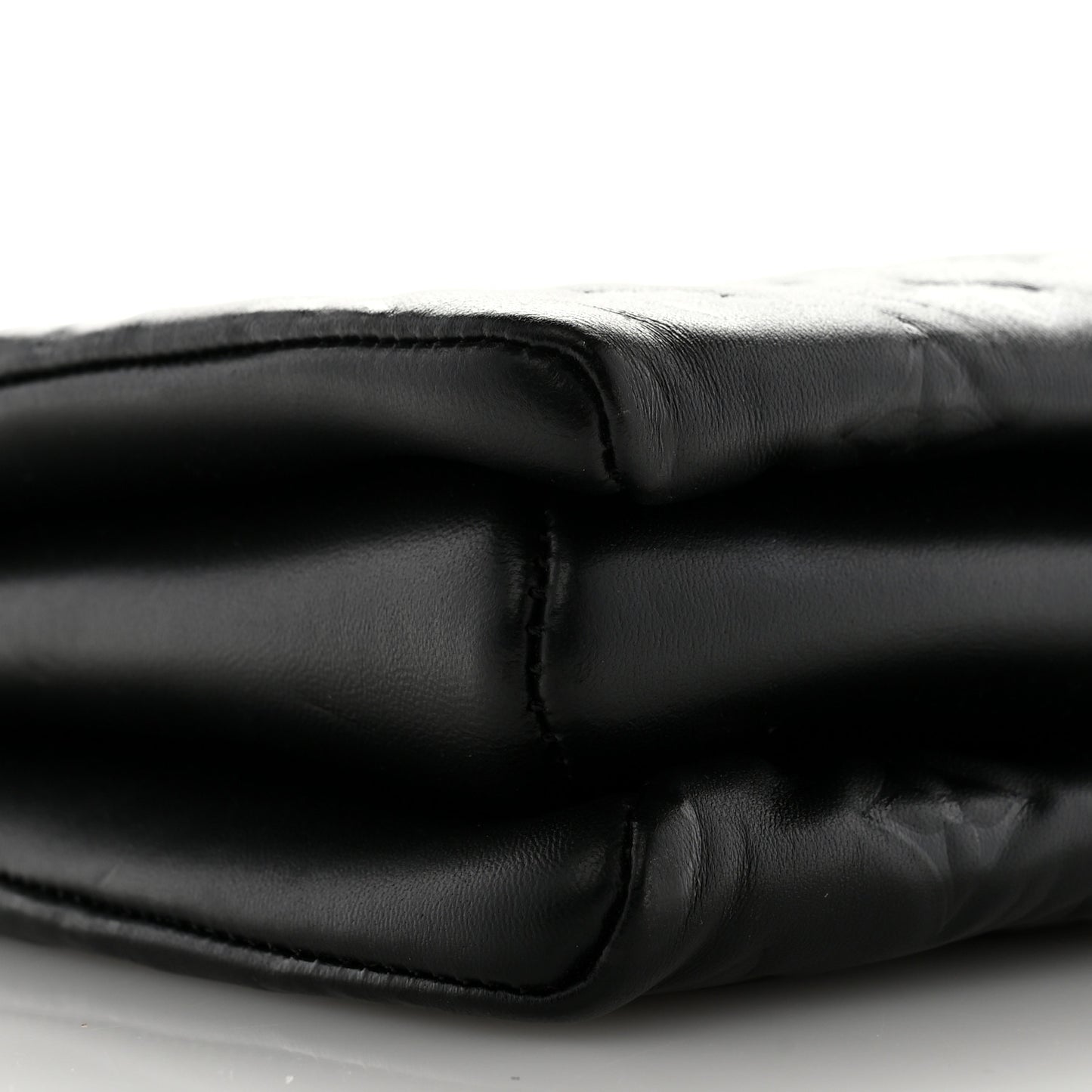Lambskin Embossed Monogram Coussin PM Black