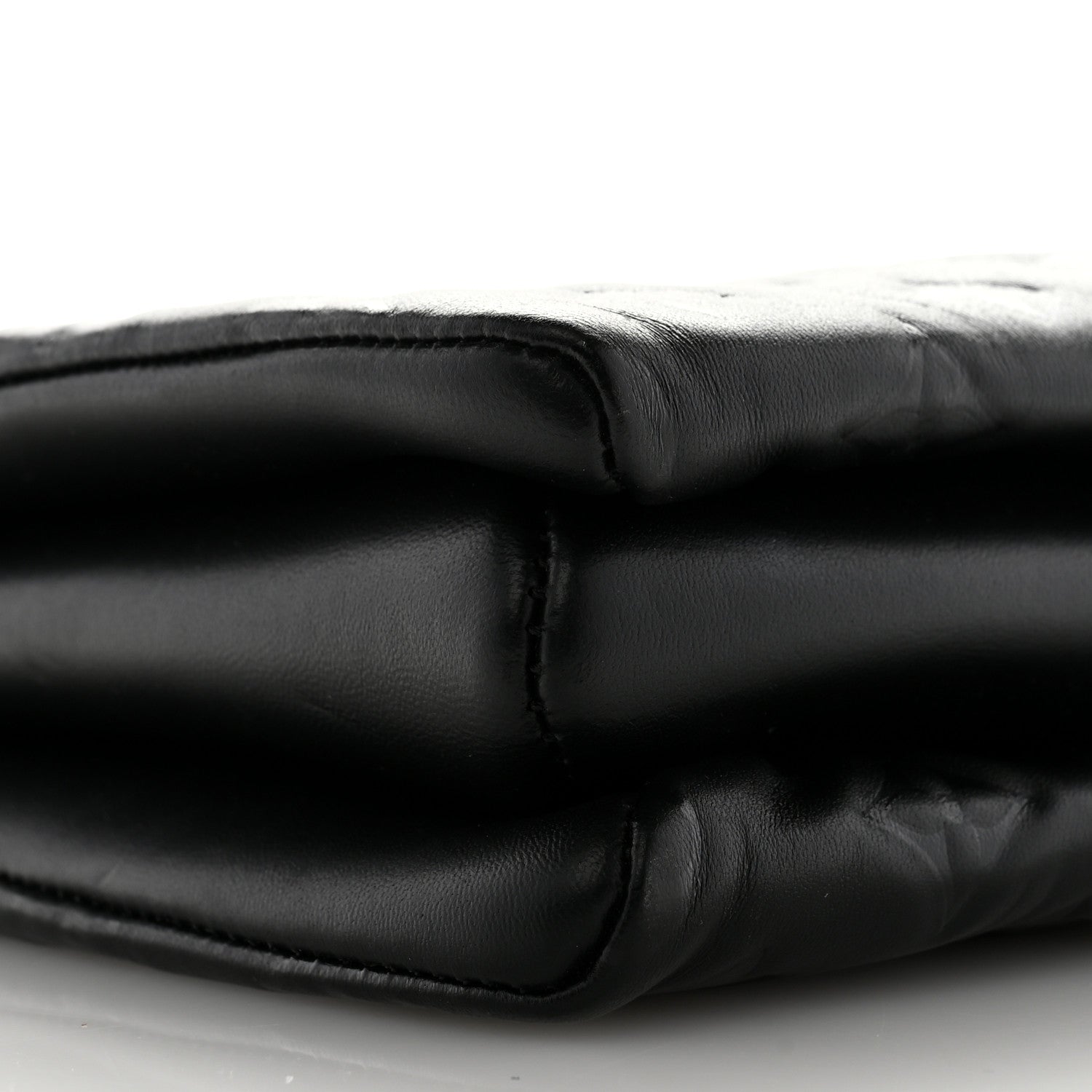 Louis Vuitton Lambskin Embossed Monogram Coussin PM Black 9 of 10