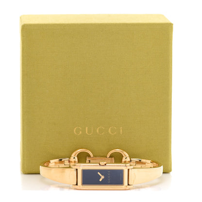 Gucci Stainless Steel 14mm 109 Horsebit Quartz Watch Black 5 of 5