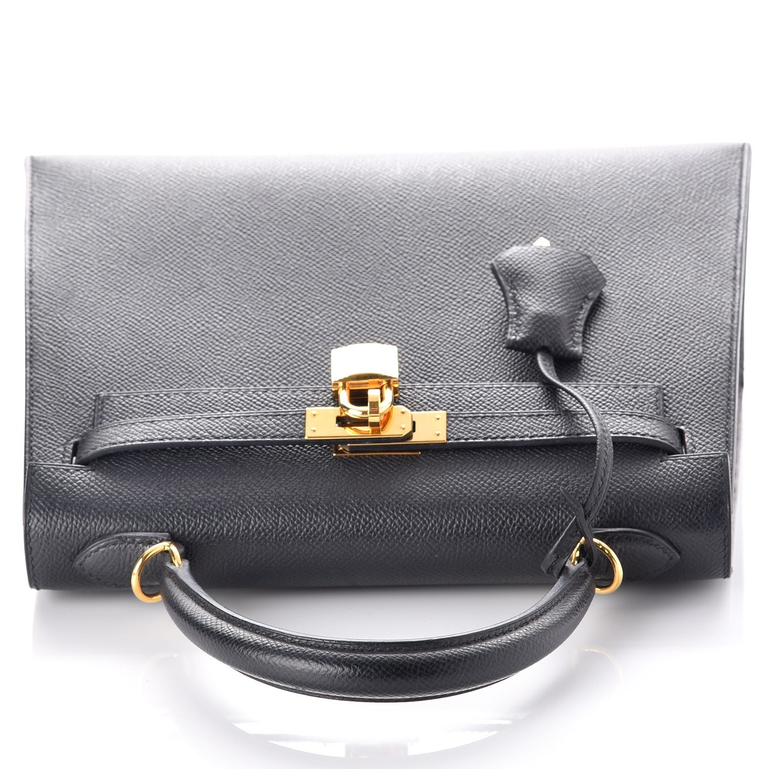 Hermes Epsom Kelly Sellier 25 Black 9 of 41