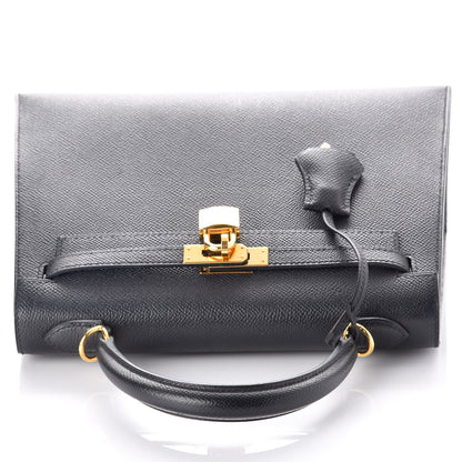 Hermes Epsom Kelly Sellier 25 Black 9 of 41