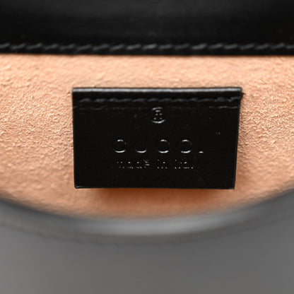 Gucci Boarded Plutone Calfskin Mini Horsebit 1955 Crossbody Bag Black 6 of 12