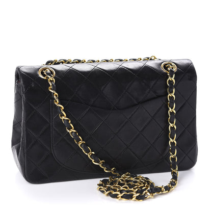 Chanel Lambskin Quilted Small Double Flap Black 3 of 11