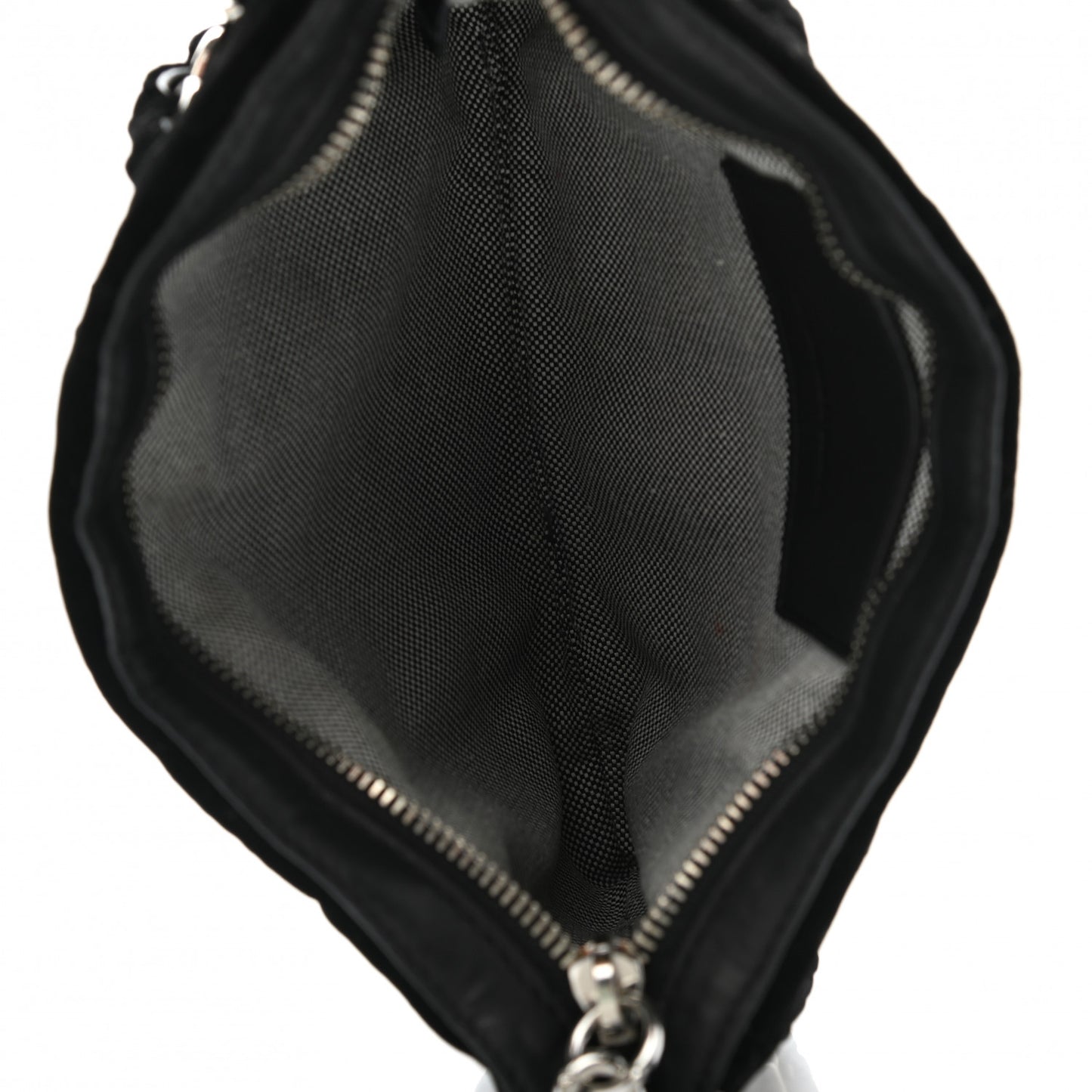 Calfskin Ring Wristlet Black