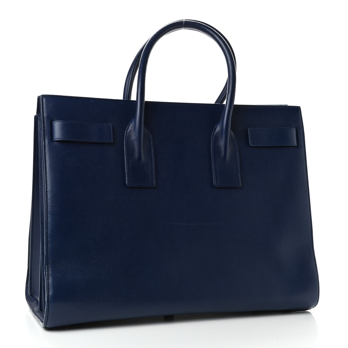 Calfskin Large Sac De Jour Carryall Navy
