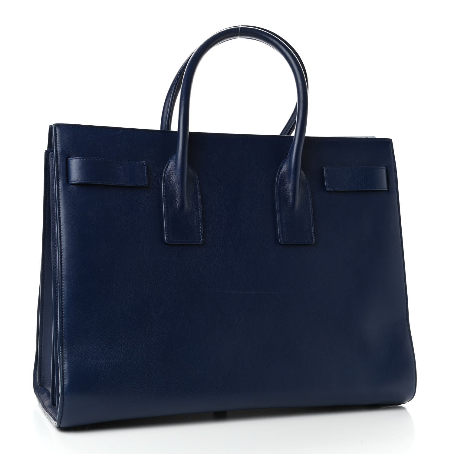 Saint Laurent Calfskin Large Sac De Jour Carryall Navy 2 of 6