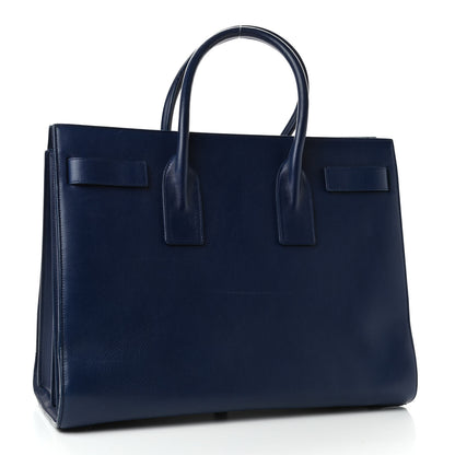 Saint Laurent Calfskin Large Sac De Jour Carryall Navy 2 of 6