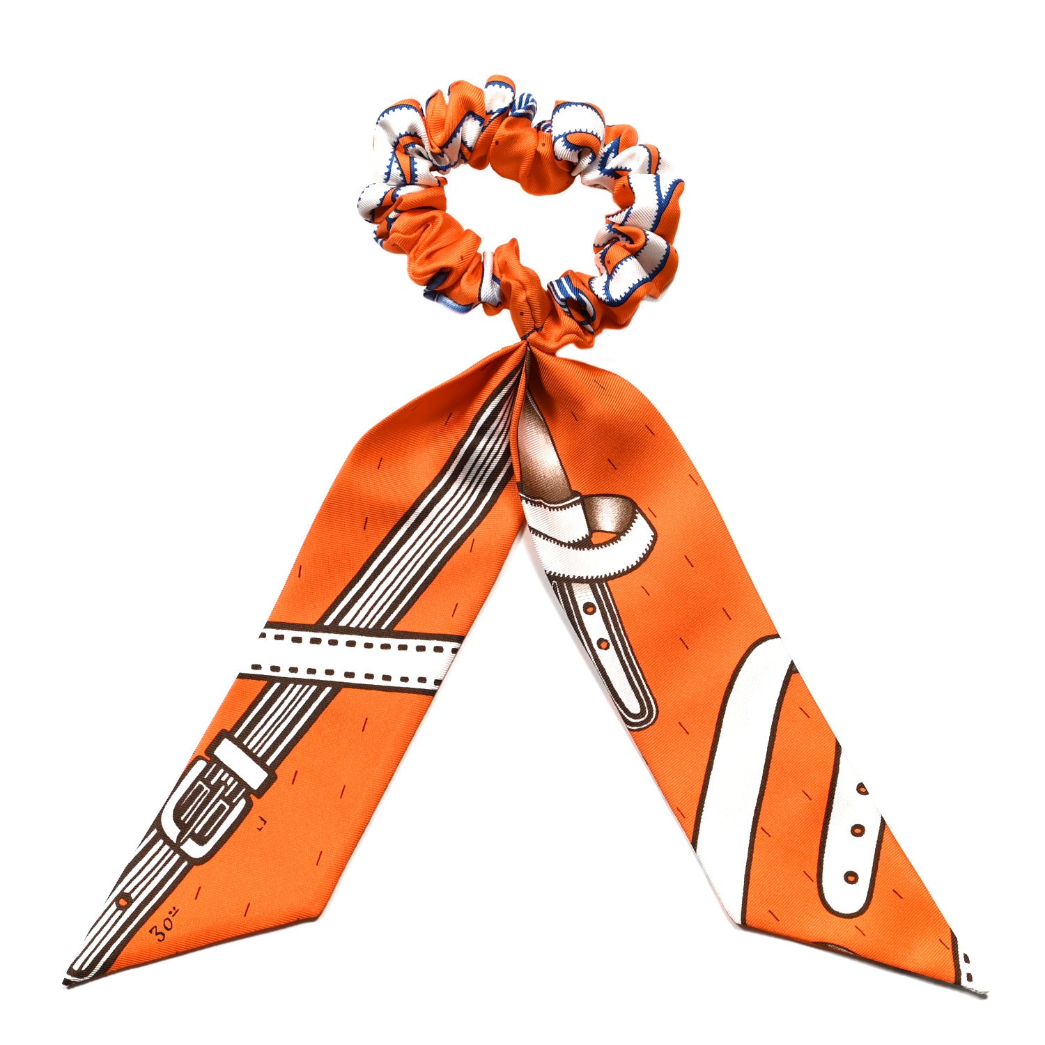 Hermes Silk Bella Twilly Scrunchie 1 of 4
