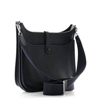 Hermes Taurillon Clemence Evelyne III Bleu Nuit 3 of 13