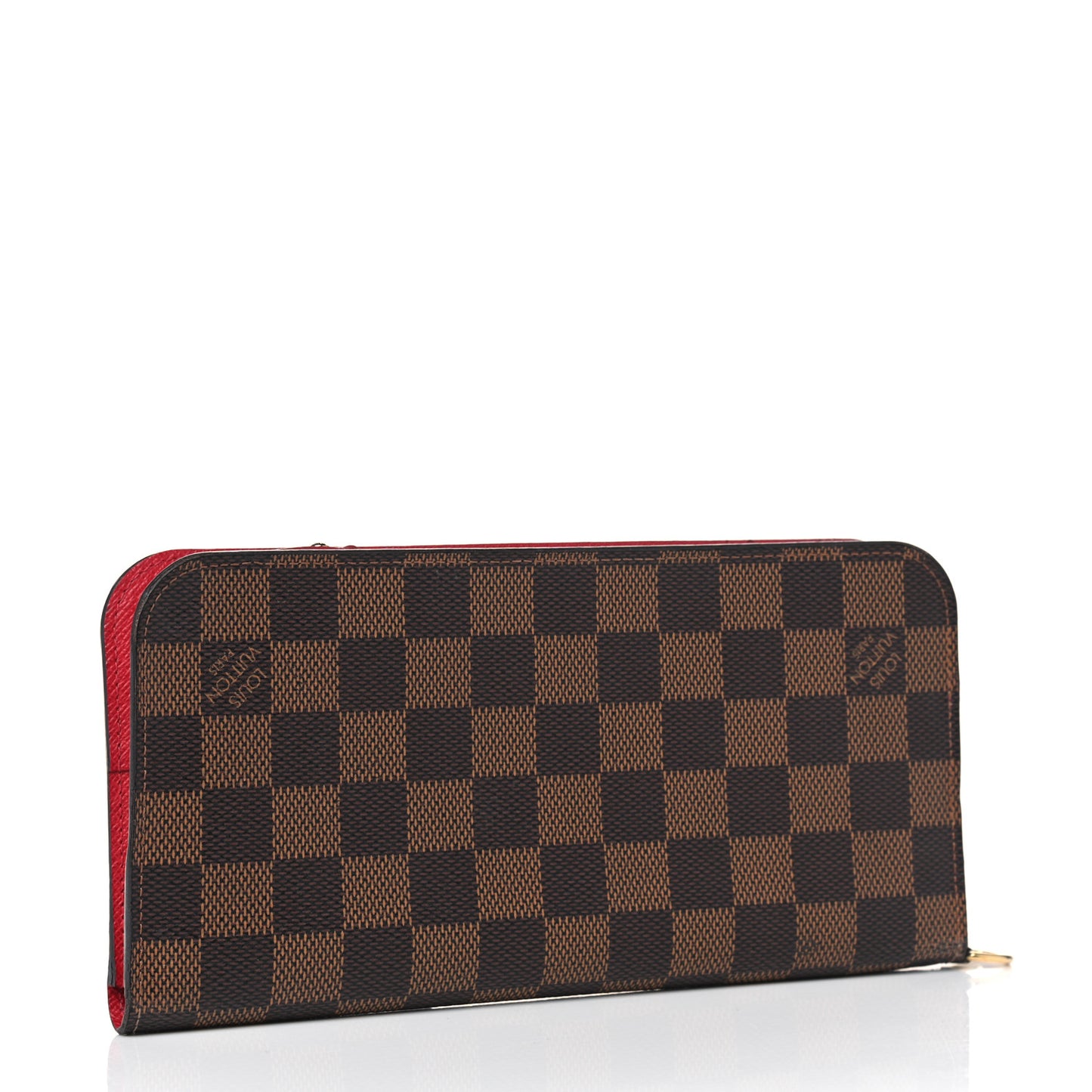 Damier Ebene Insolite Wallet Red