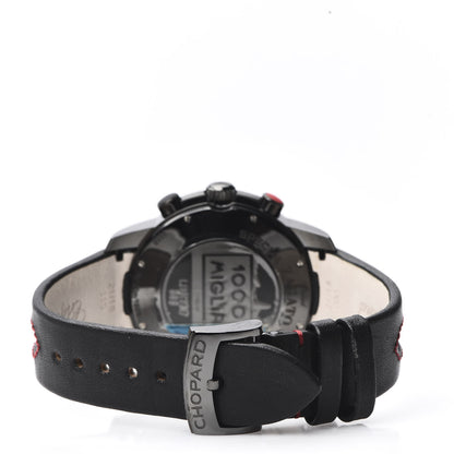 Chopard Stainless Steel Calfskin 42mm Mille Miglia Zagato Chronograph Automatic Watch Black 4 of 10