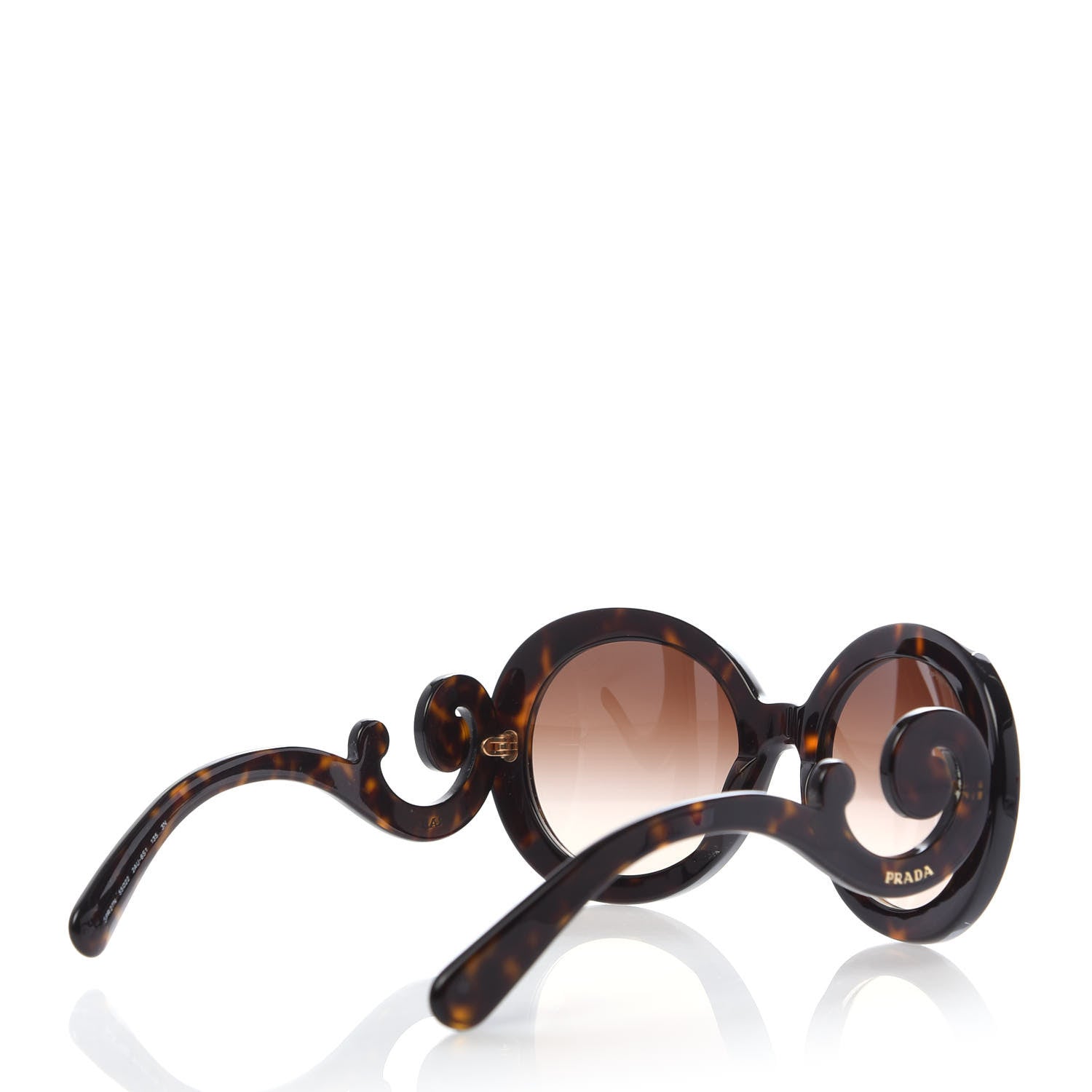 Prada Baroque Sunglasses SPR 27N Tortoise 4 of 7