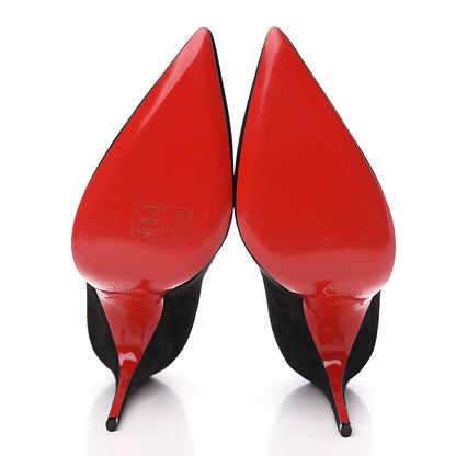 Christian Louboutin Veau Velours Alminette 100 Pumps 38.5 Black 5 of 9
