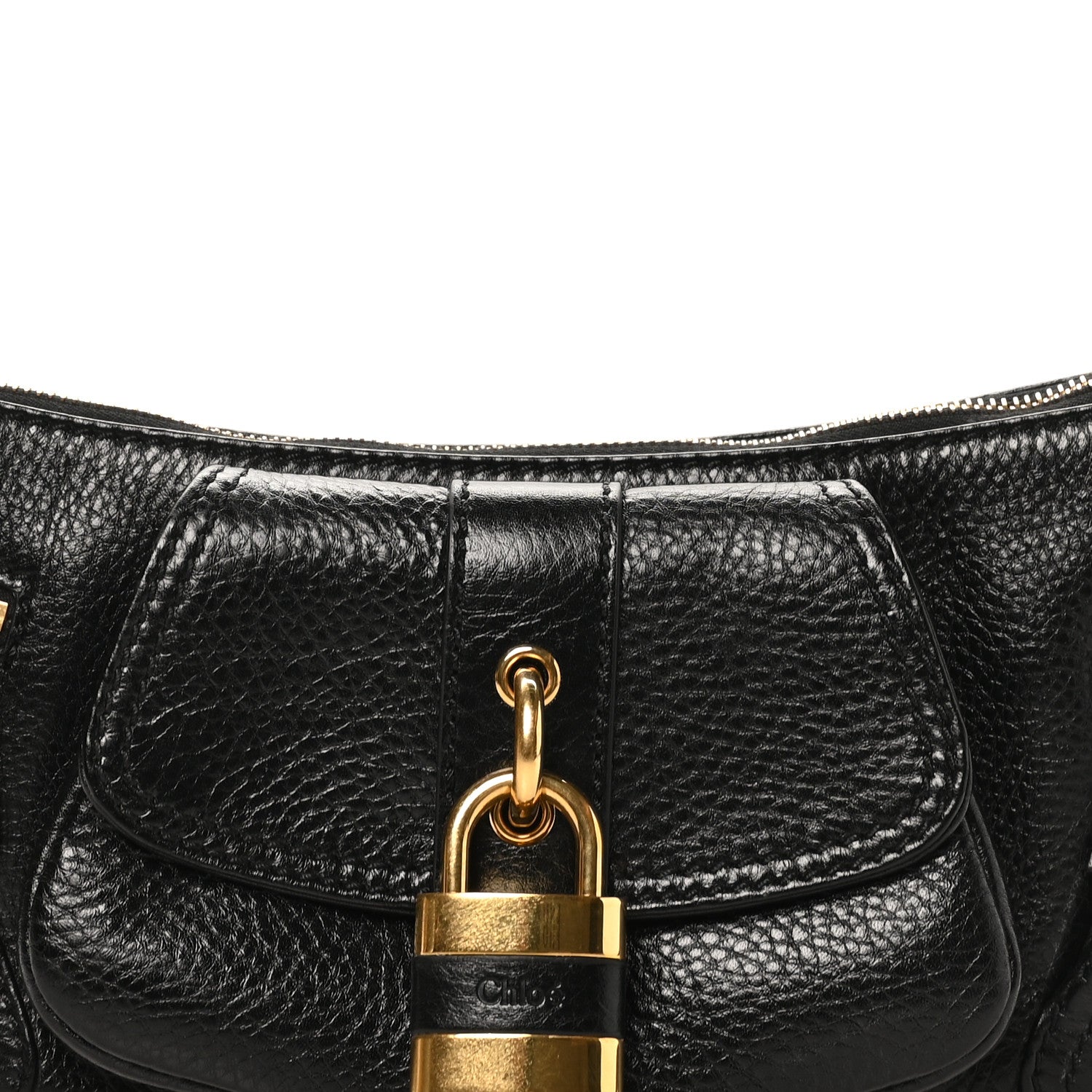 Chloe Grained Calfskin The 99 Shoulder Bag Black 8 of 10