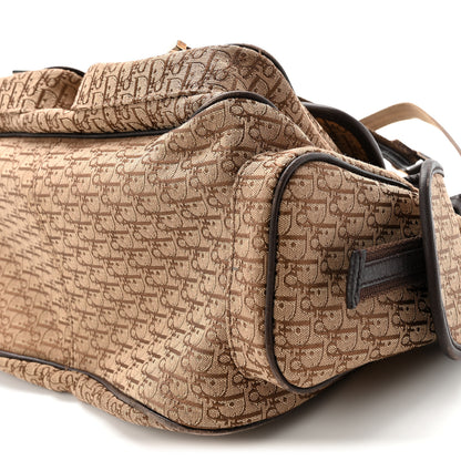 Christian Dior Monogram Pocket Satchel Brown Beige 10 of 13