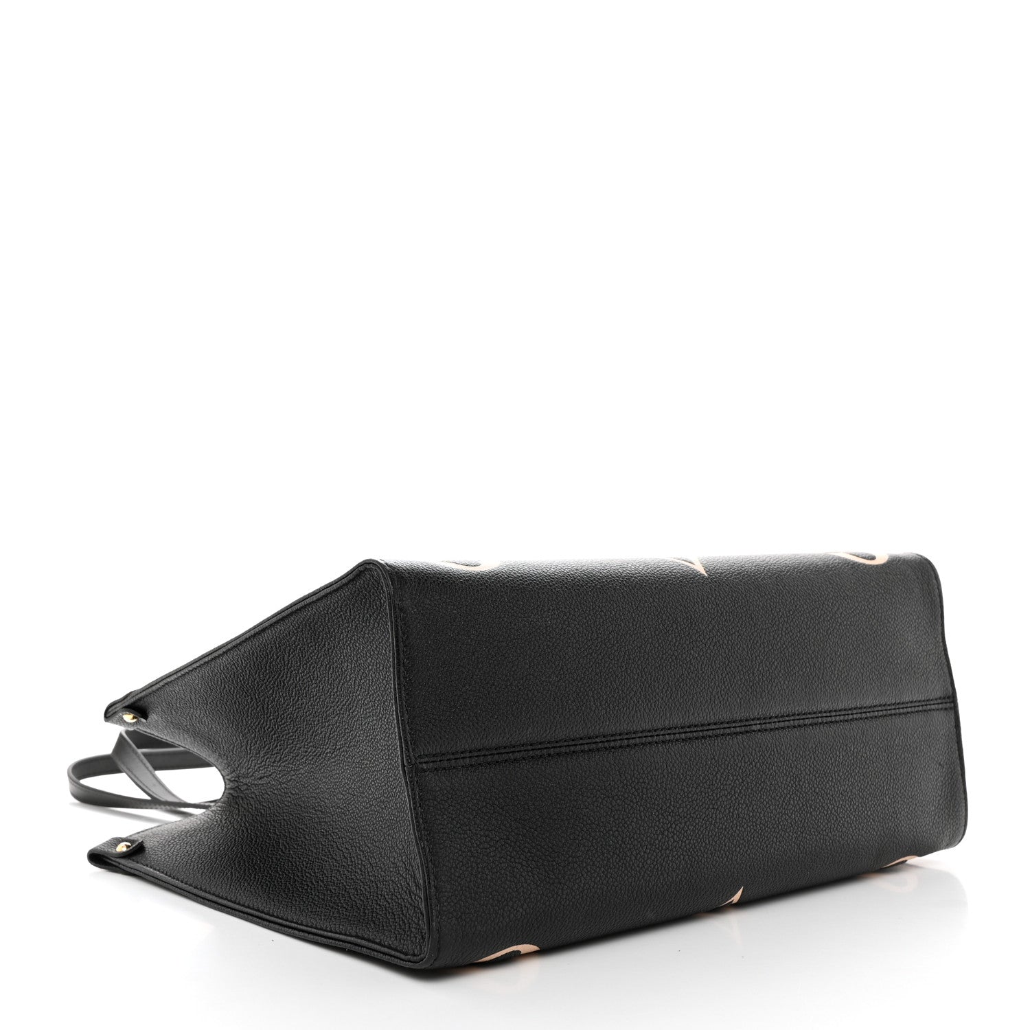 Louis Vuitton LOUIS VUITTON Empreinte Monogram Giant Onthego MM Black Beige 4 of 10