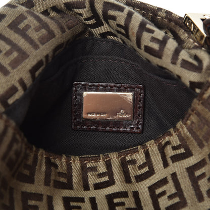 Fendi Zucchino Vitello Mini Mama Baguette Mogano Panna Bruciato 6 of 9