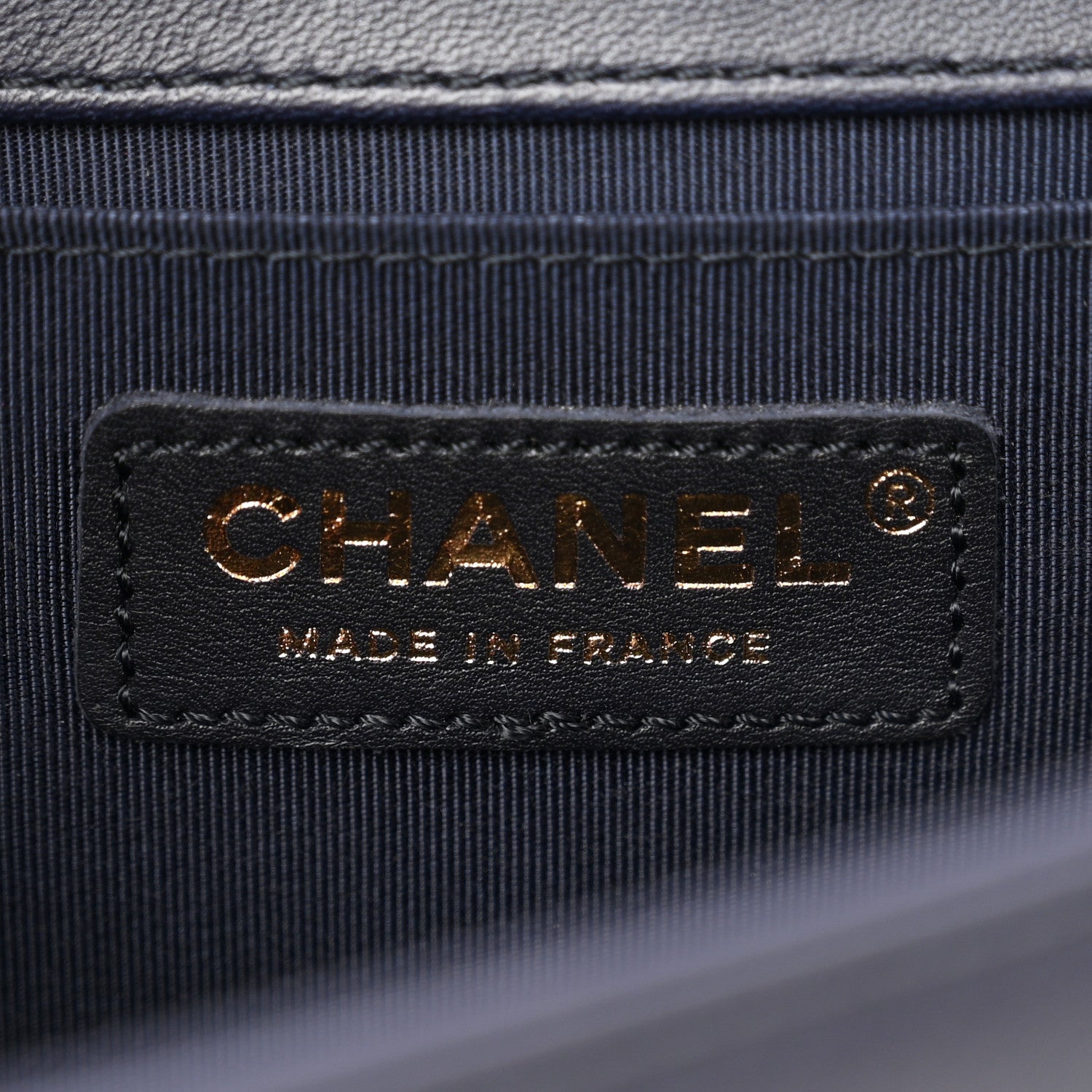 Chanel Lambskin Quilted Medium Boy Flap Navy 6 of 10
