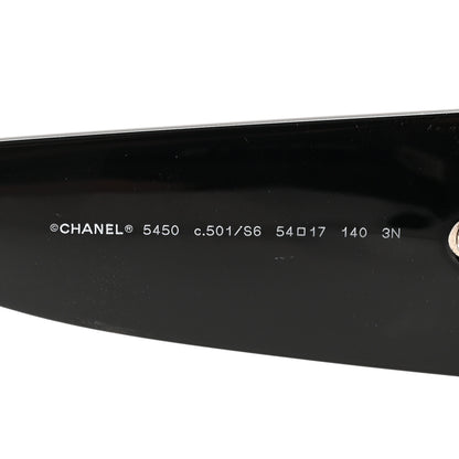 Chanel Acetate CC Logo Sunglasses 5450 Black 5 of 7