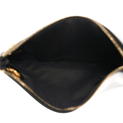 Fendi Vitello Century Opaco F is Fendi Tri-Color Triplette Pouch Set Fragola Black Blu Scuro 6 of 10