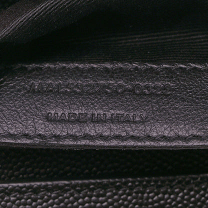 Saint Laurent Grain De Poudre Monogram Cassandra Clasp Bag Black 7 of 10