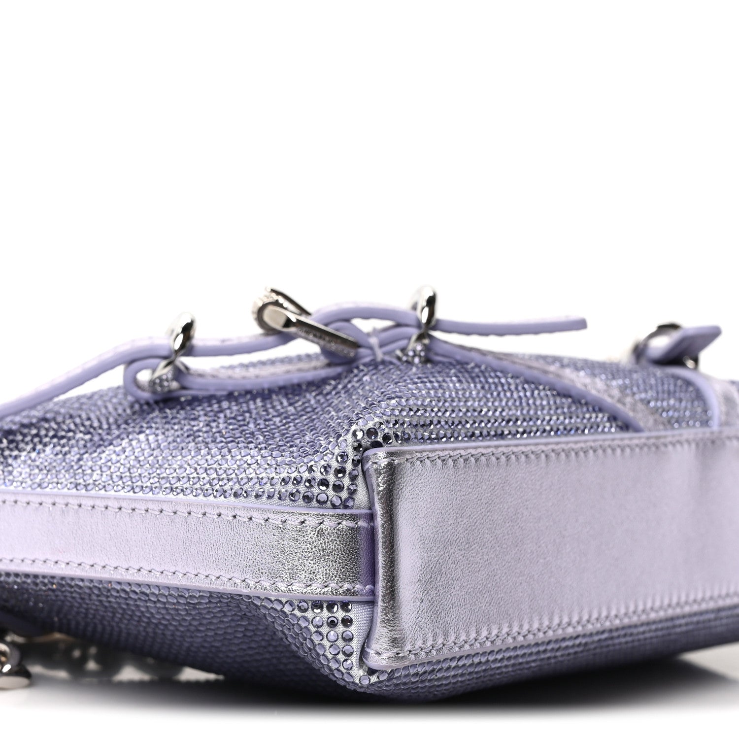 Givenchy Satin Strass Mini Voyou Boyfriend Party Bag Lavender 17 of 19