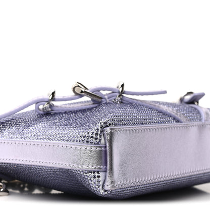 Givenchy Satin Strass Mini Voyou Boyfriend Party Bag Lavender 17 of 19