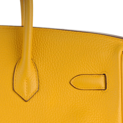 Hermes Clemence Birkin 35 Soleil 6 of 25