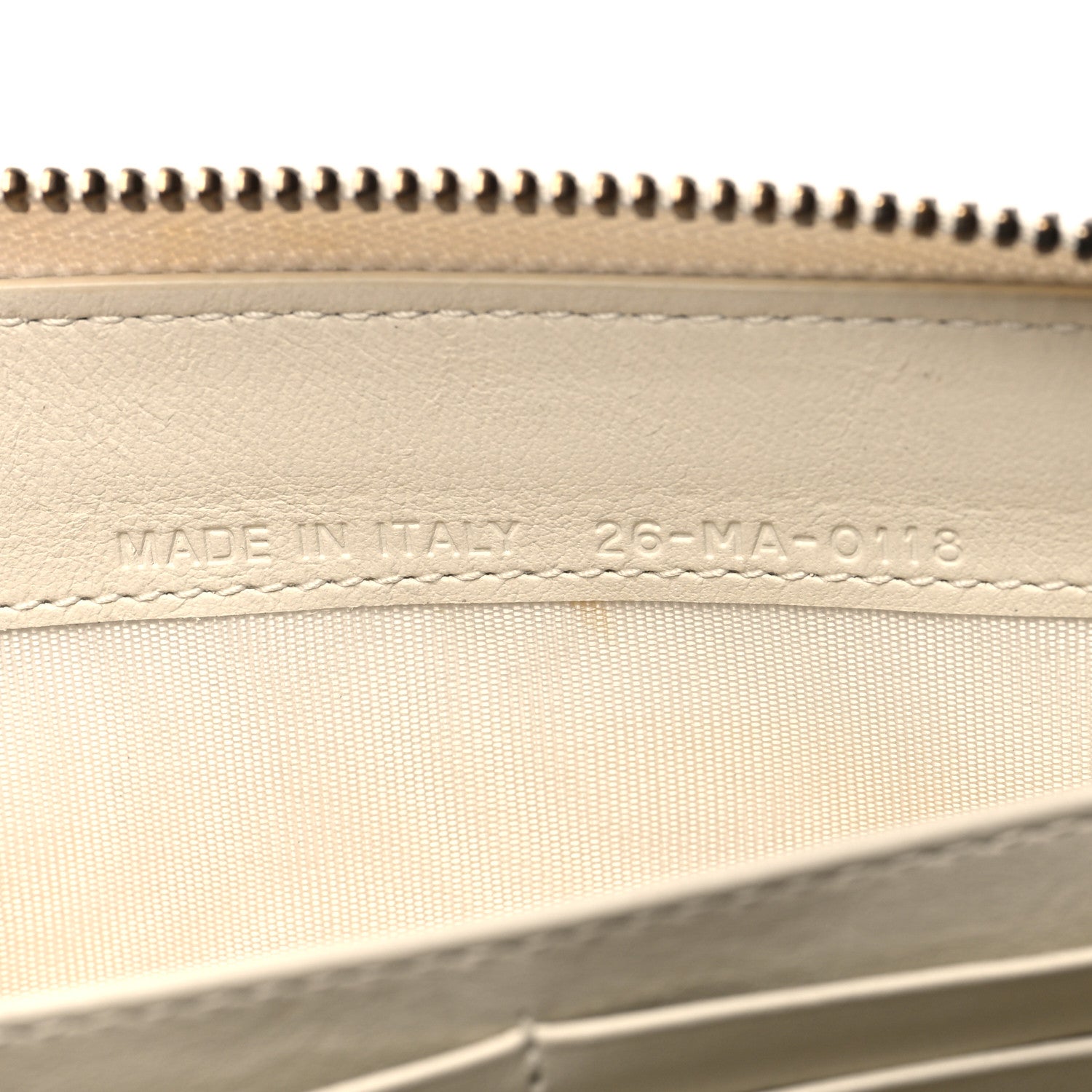 Christian Dior Calfskin Niki De Saint Phalle Dragon Zip Around Wallet Off White 7 of 11