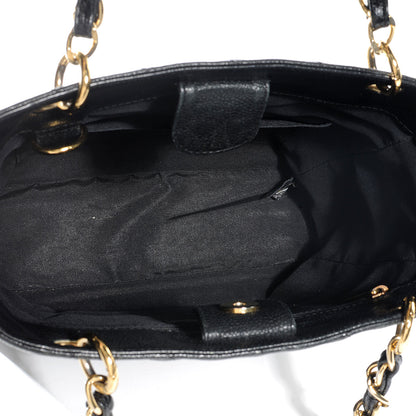 Chanel Caviar Petit Shopping Tote PST Black 7 of 9