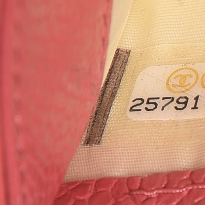 Chanel Caviar Quilted Card Holder Pink 8 of 9