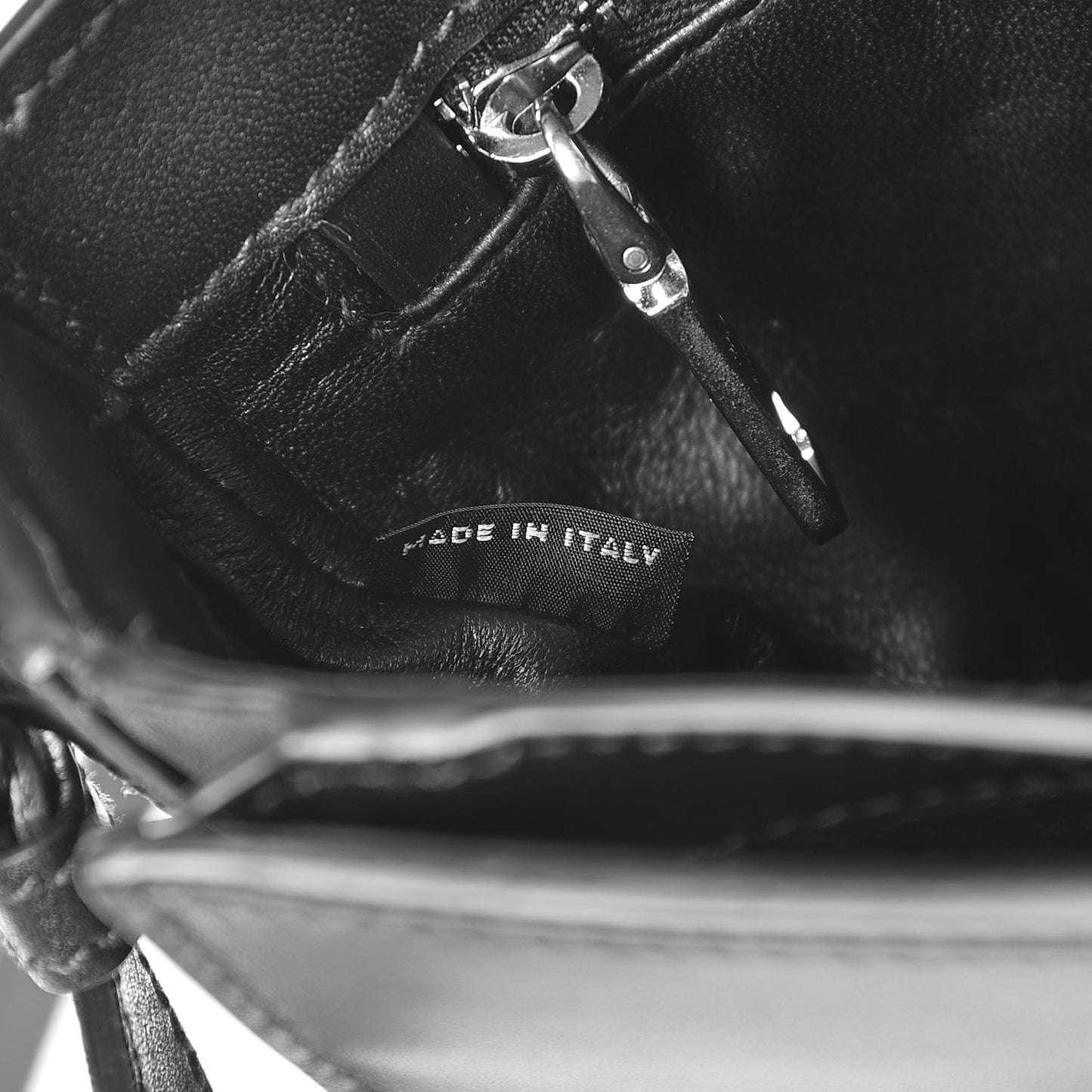 City Calf Bi-Color Crossbody Bag Black Cocco